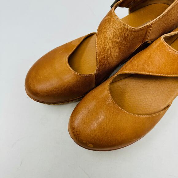 Antelope Tan Suede Wedge Sandals - Picture 3 of 15